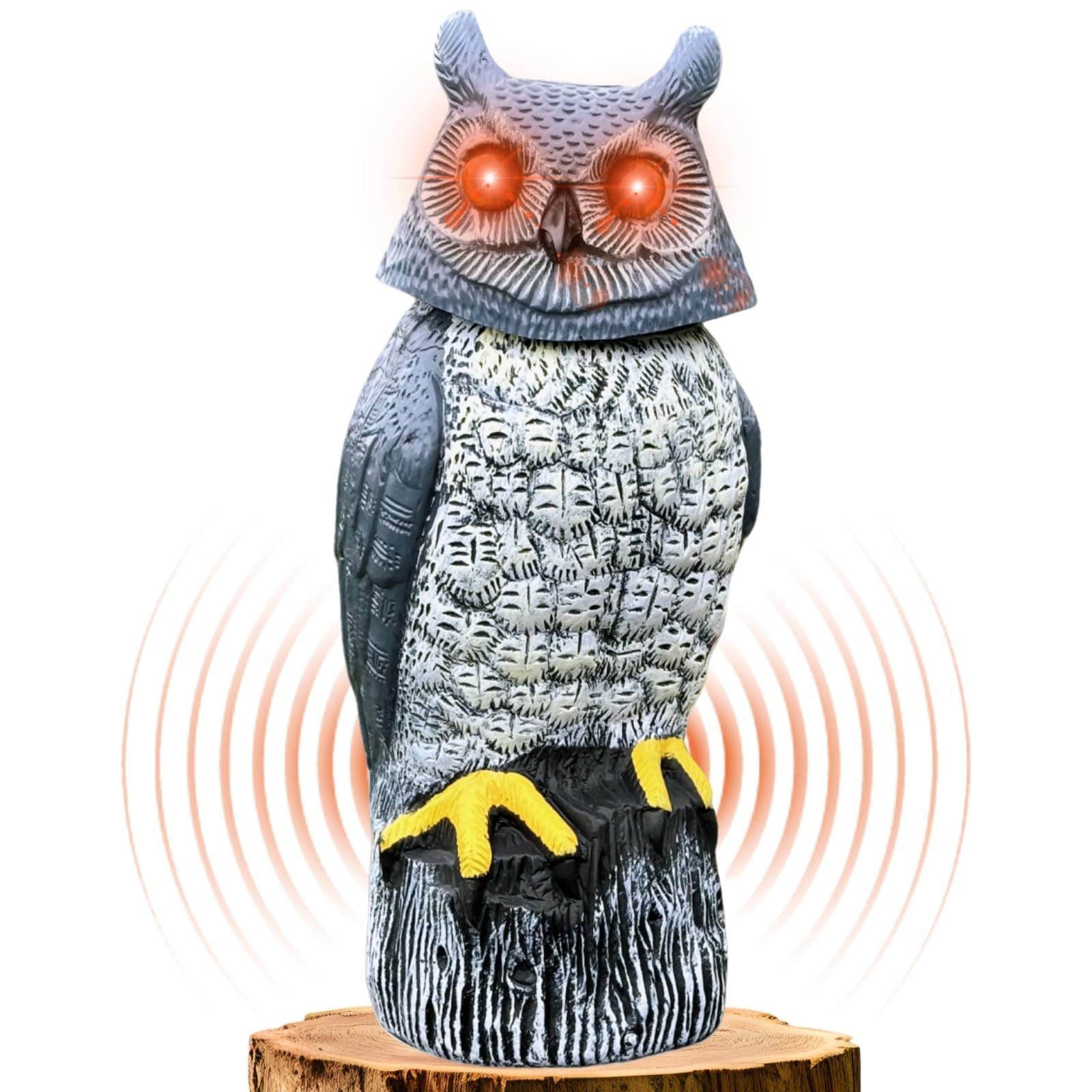 Amazon.com: Ugold Solar Powered Garden Owl with Motion Detection